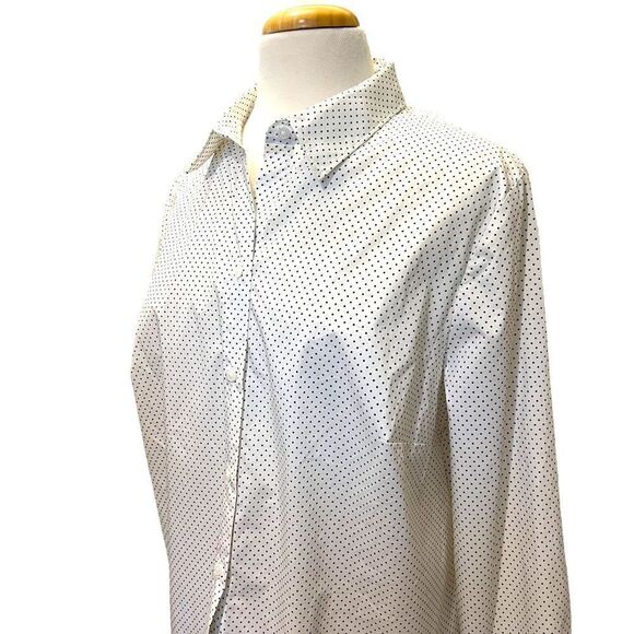 PLUS SIZE Oversized White Buttoned Down Shirt OX Woman - Picture 3 of 10